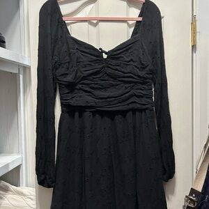 Hollister Black Long Sleeve Dress